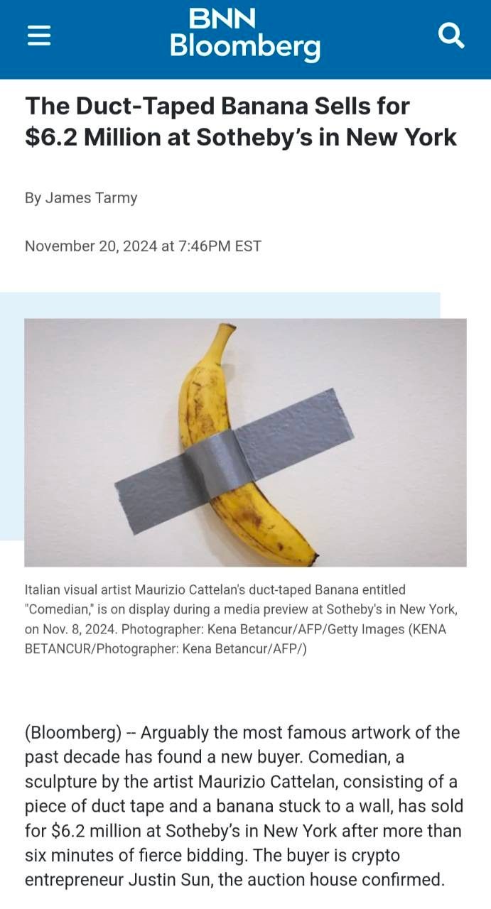 Justin Sun, the founder of Tron, just bought a Ban... | Fishbowl