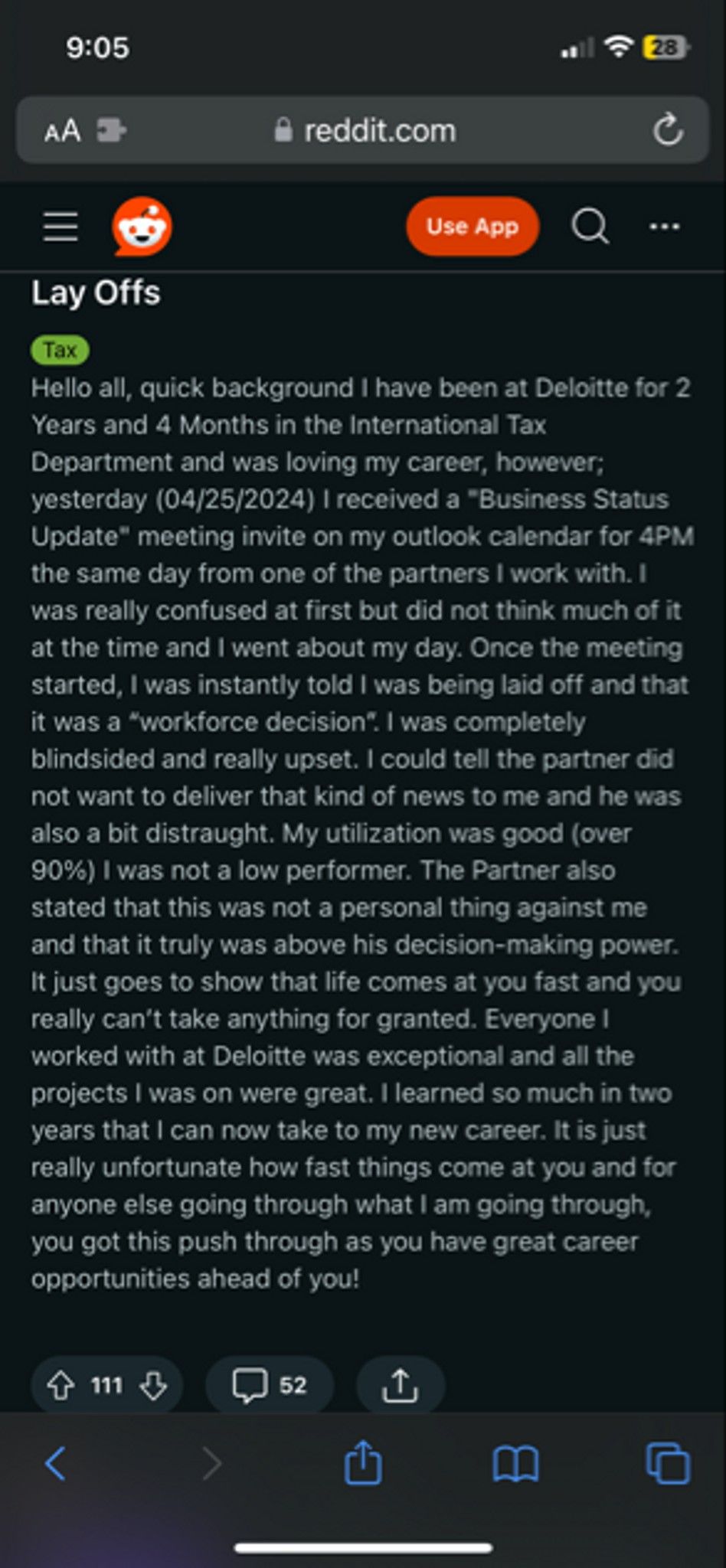 Just got word that Deloitte is potentially doing a... | Fishbowl