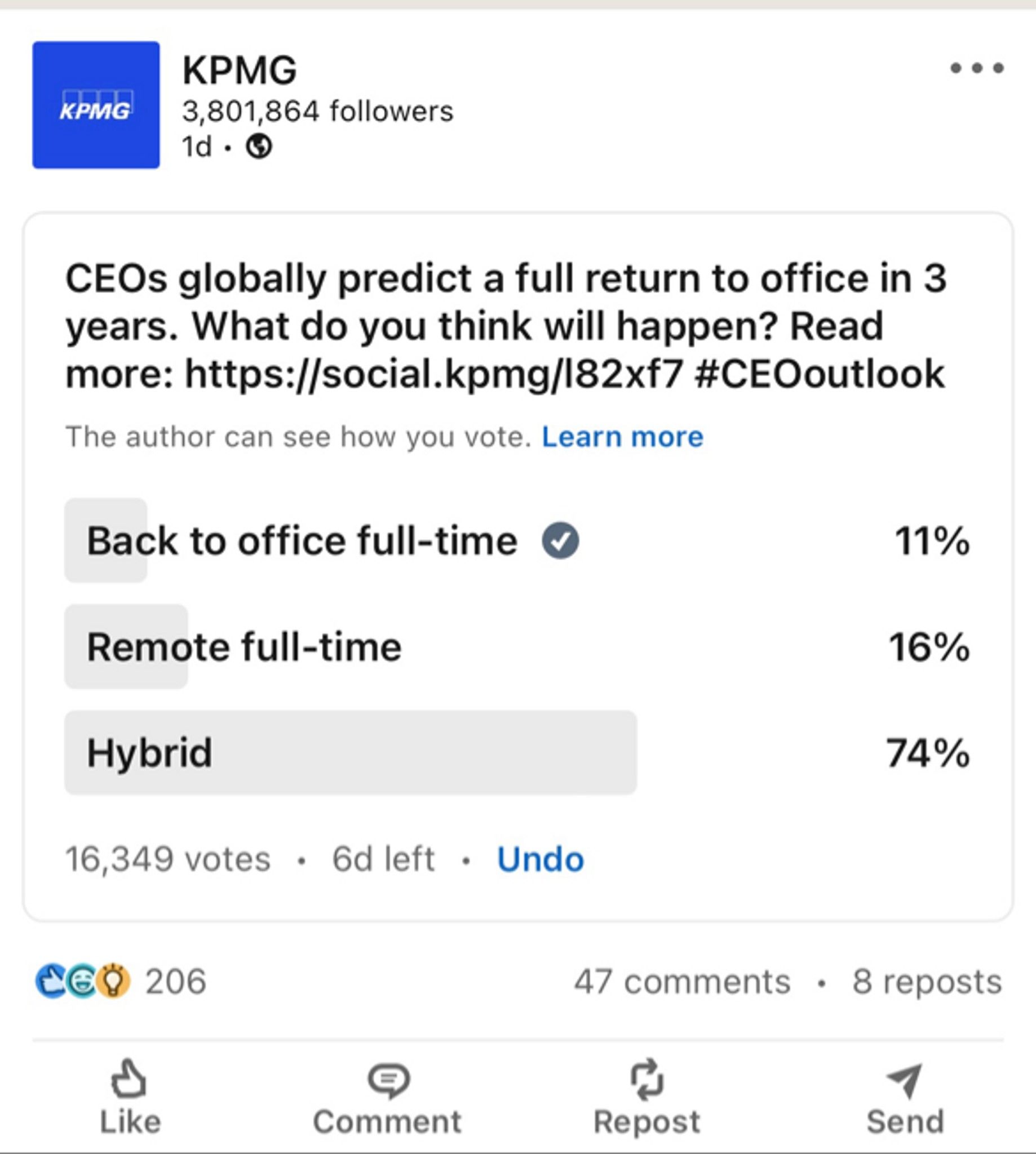 Rto Posts Ranking The latest CEO outlook from KPMG and thoughts on RTO: It’s amazing to ...