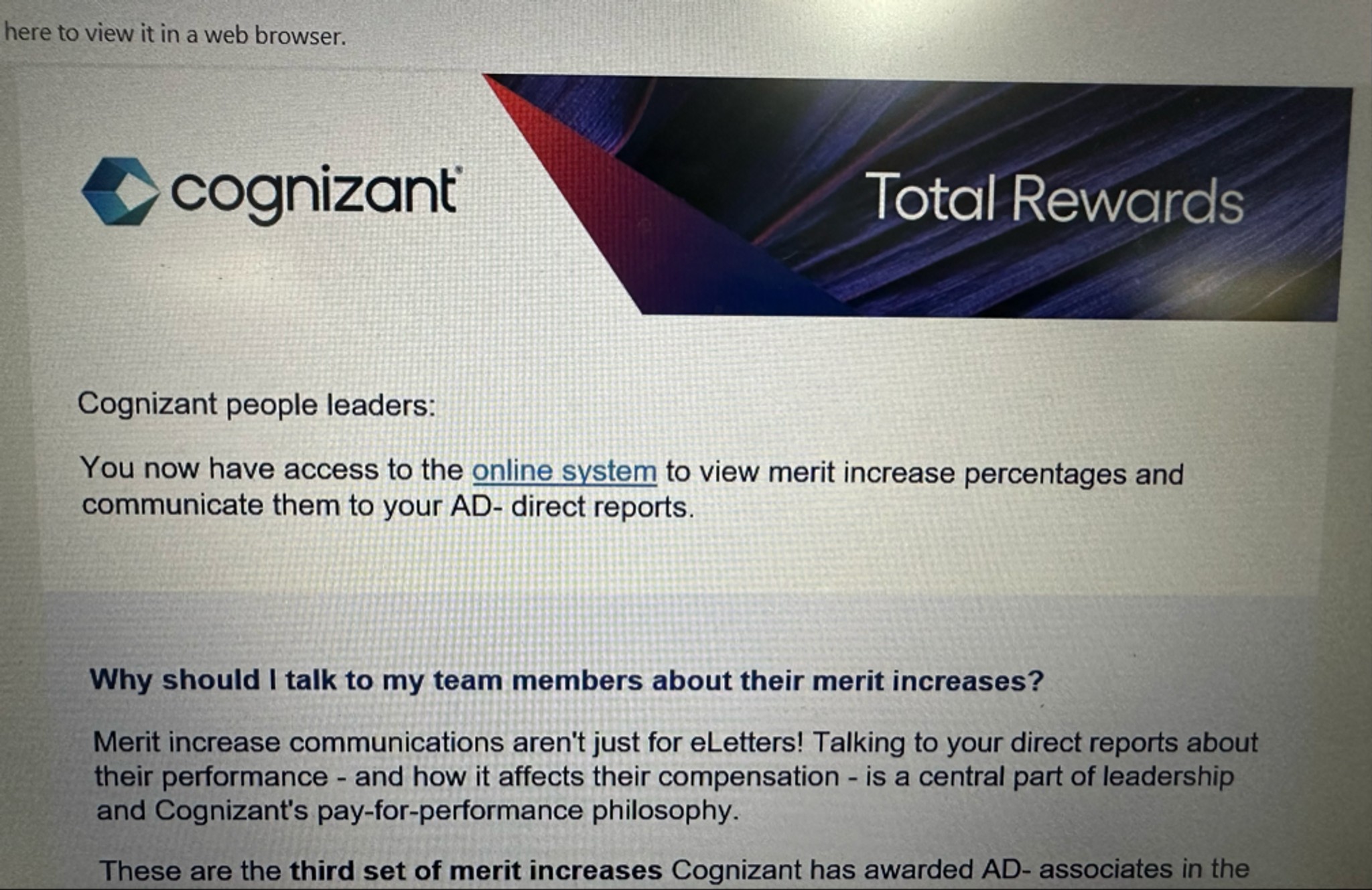 Merit Report Got the 2023 Merit report hike Cognizant | Fishbowl