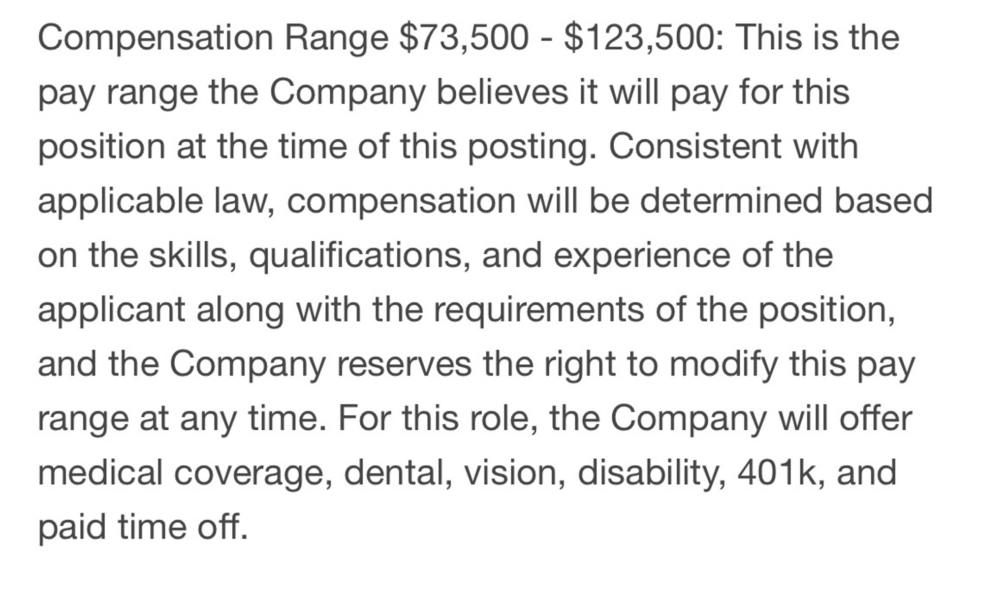 Saw this job post for a Senior AD, BBH NY. Salary range seems low ...