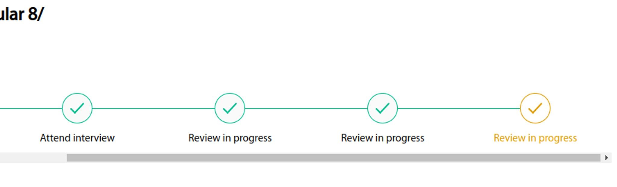 The status on the infosys portal has changed third time to review in ...