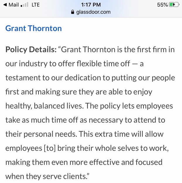 People of Grant Thornton, is this true? | Fishbowl