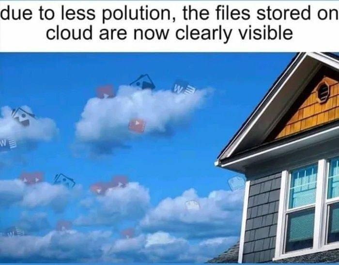 Cloud computing is great.... but what if it rains ... | Fishbowl