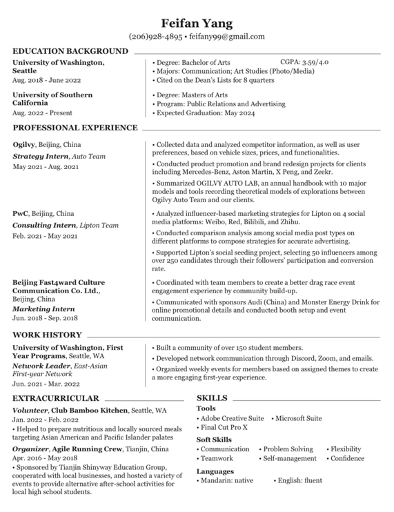 I grew up moving around a lot and never had the chance to develop very