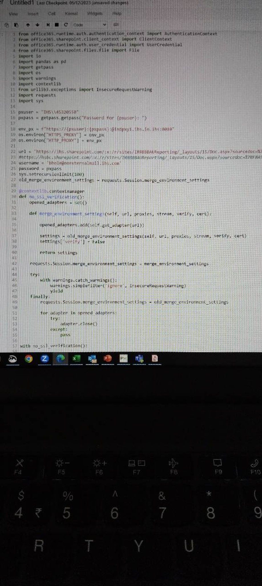 Can anyone pls share a python code or guide how to... | Fishbowl